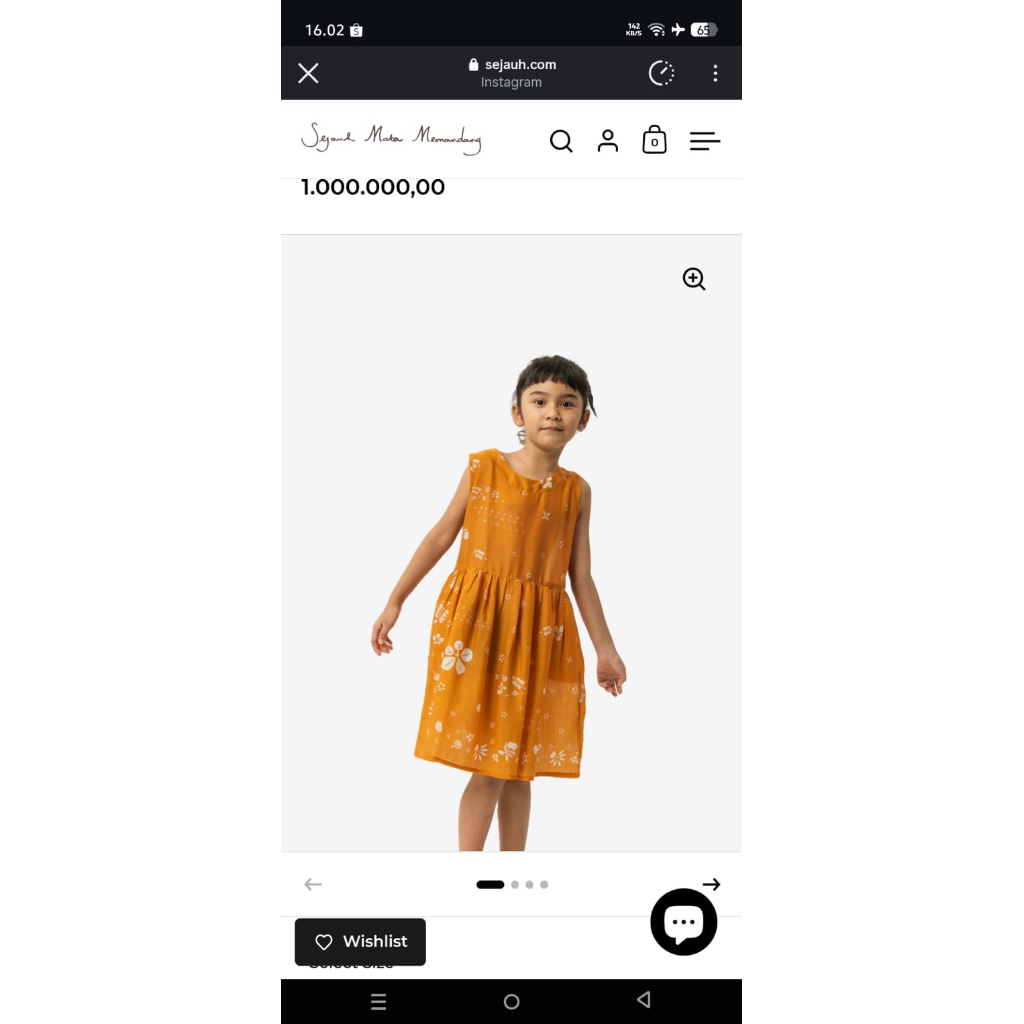 sejauh mata memandang dress anak flora wiji