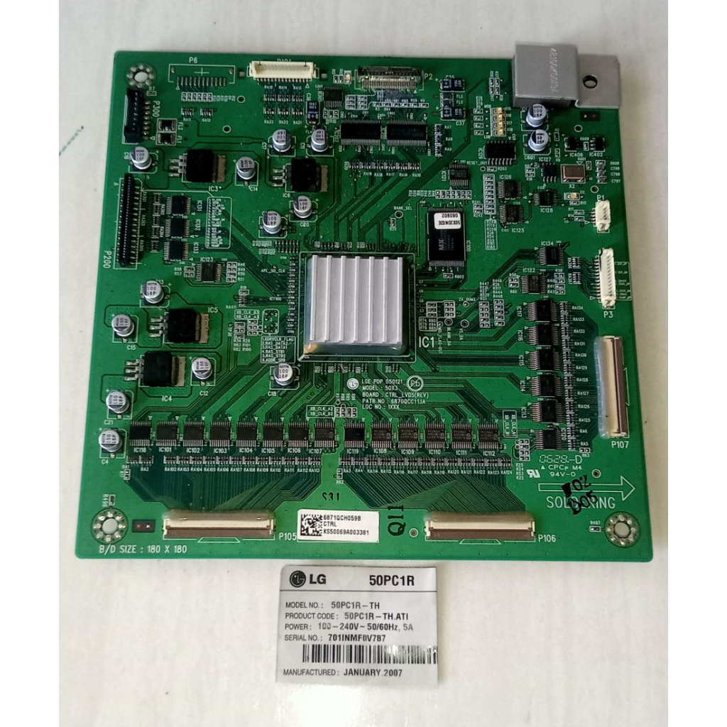 T'con TV LG Plasma seri 50PC1R-TH