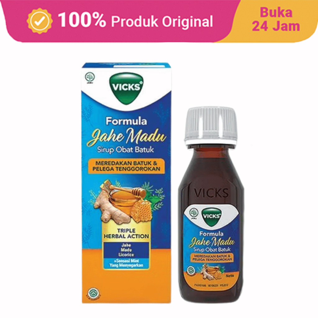 Vicks Formula Jahe Madu 105 ml