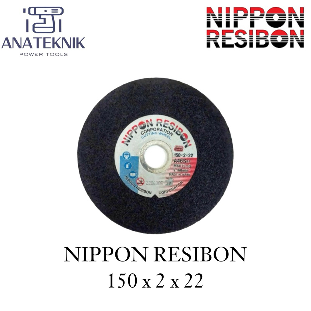 batu gerinda potong NIPPON RESIBON 6inch