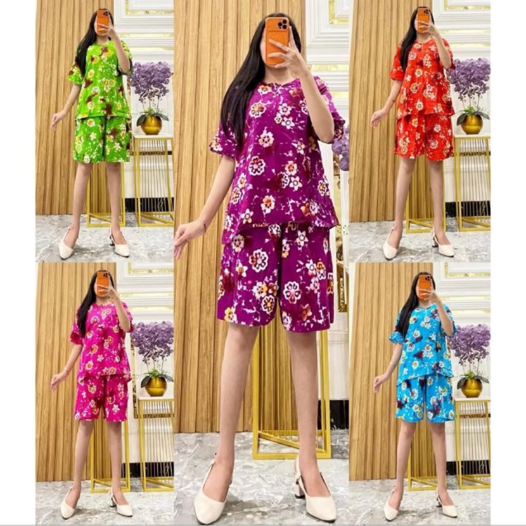 Setelan Kulot  Motif Sunan