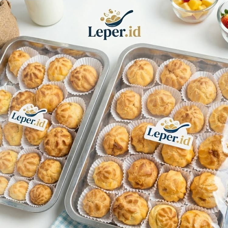 Kue Choux Soes Premium Halal Sus Home Made Bisa Buat Snack Box / Parsel Kue pack of 10
