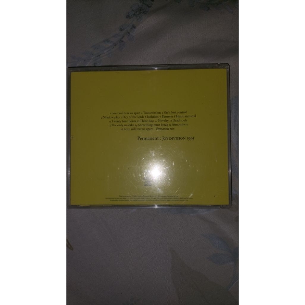CD joy division album permanent