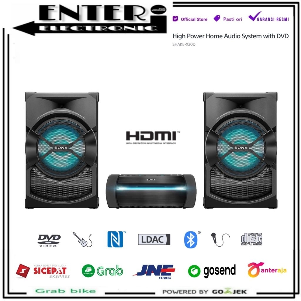 SONY MHCM40D SHAKE X10D SHAKE X30D - DVD HOME AUDIO SYSTEM SPEAKER KARAOKE SONY SHAKEX10D SHAKEX30D