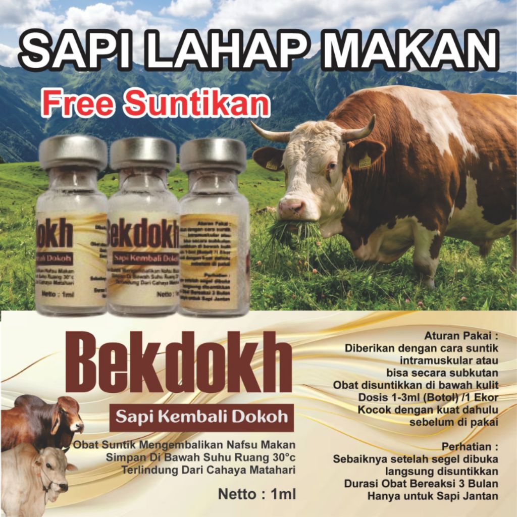Bekdokh - meningkatkan nafsu makan sapi mogok makan