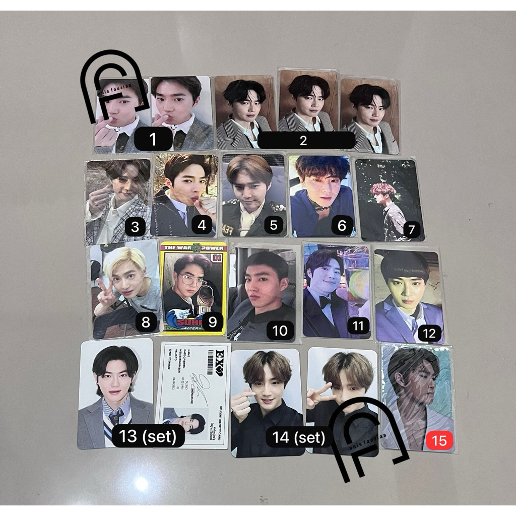 OFFICAL PHOTOCARD SUHO EXO (PC Suho)