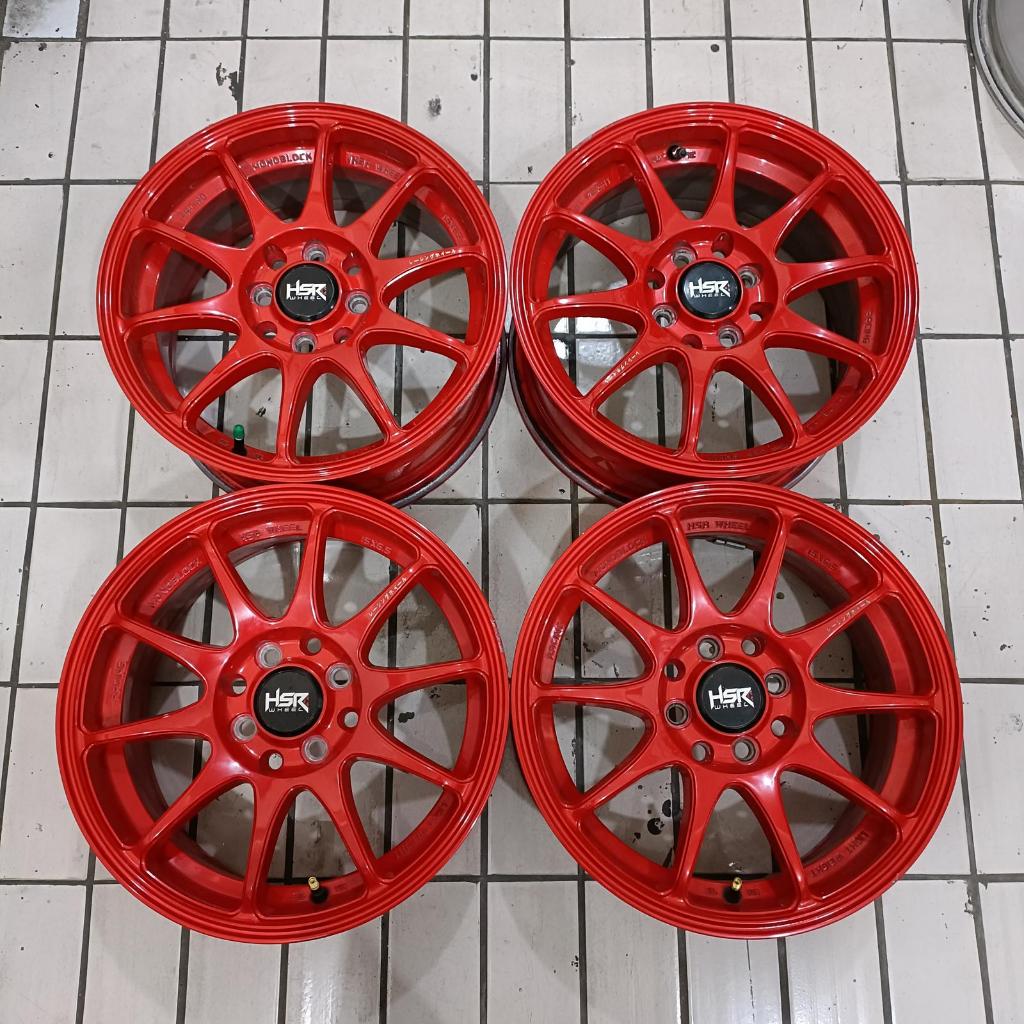 Jual velg second hsr type indy ring 15 cocok buat jazz calya sigra mobilio dll