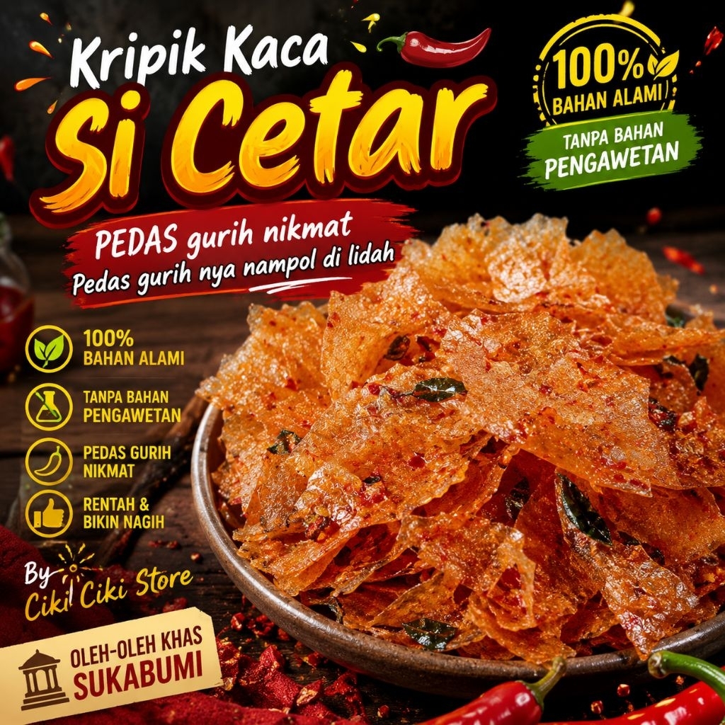 Keripik blink//Keripik kaca//Keripik kaca pedas//