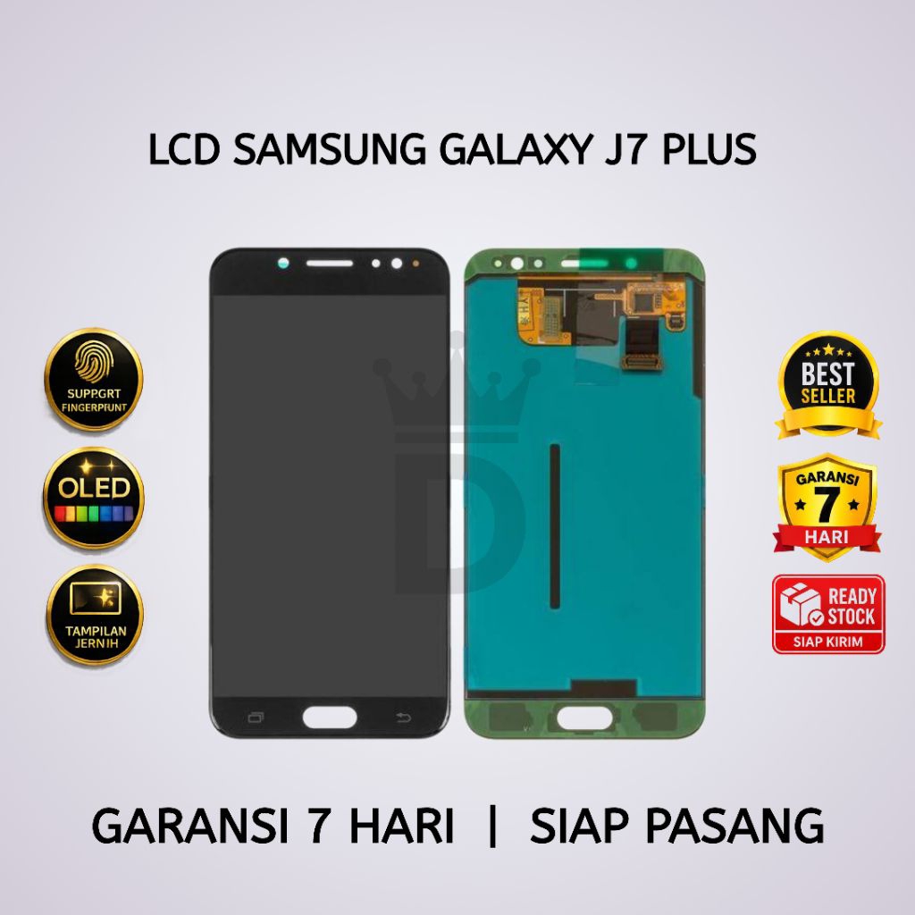 LCD TOUCHSCREEN SAMSUNG J7 PLUS OLED FULLSET