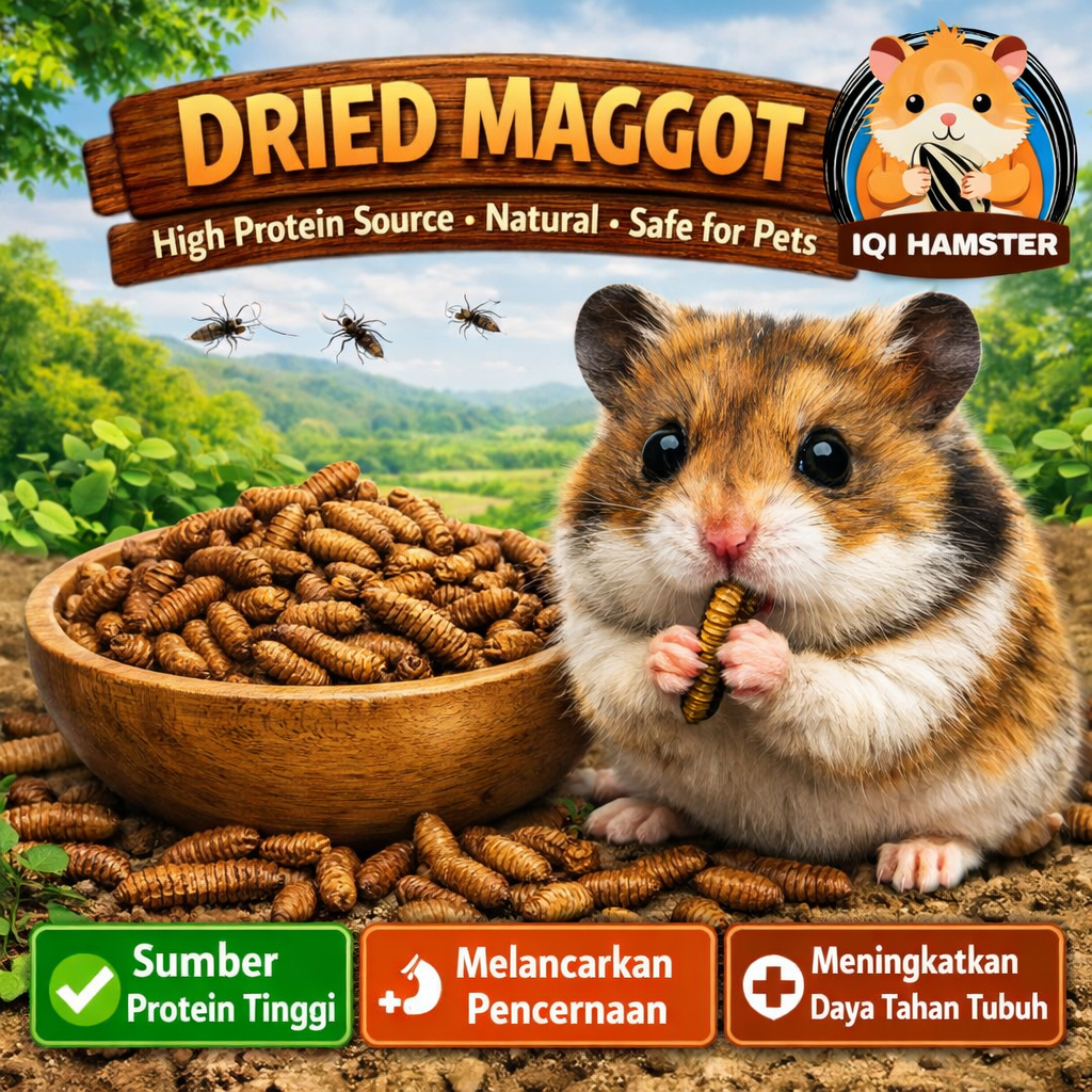 Snack Hamster Dried Maggot