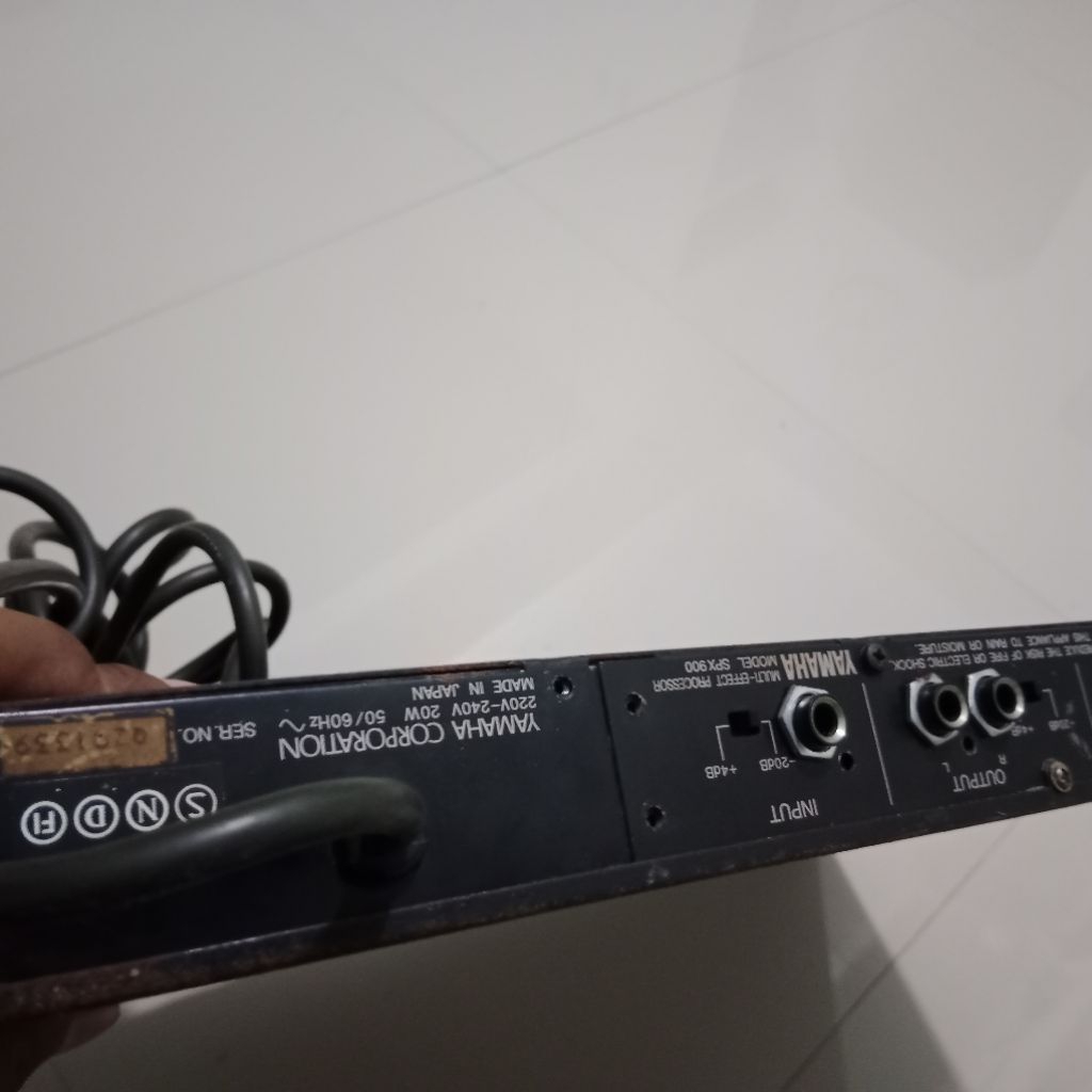 efek vocal yamaha spx900 220v