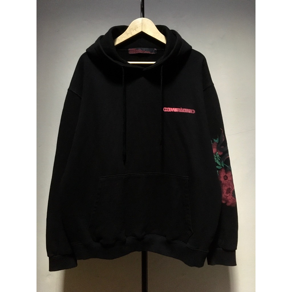 Compagno Hitam CPGN Studio Hoodie Oversize Boxy Bordir