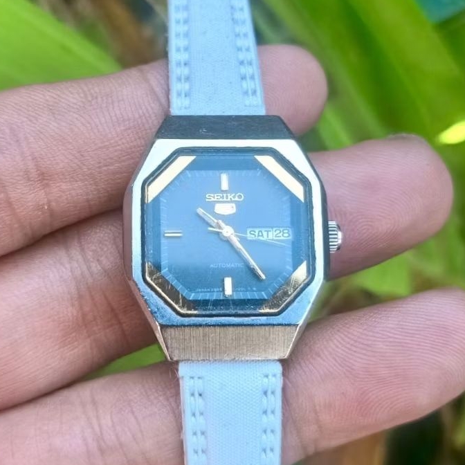 Jam Tangan Wanita Seiko Octagon Automatic Original Preloved