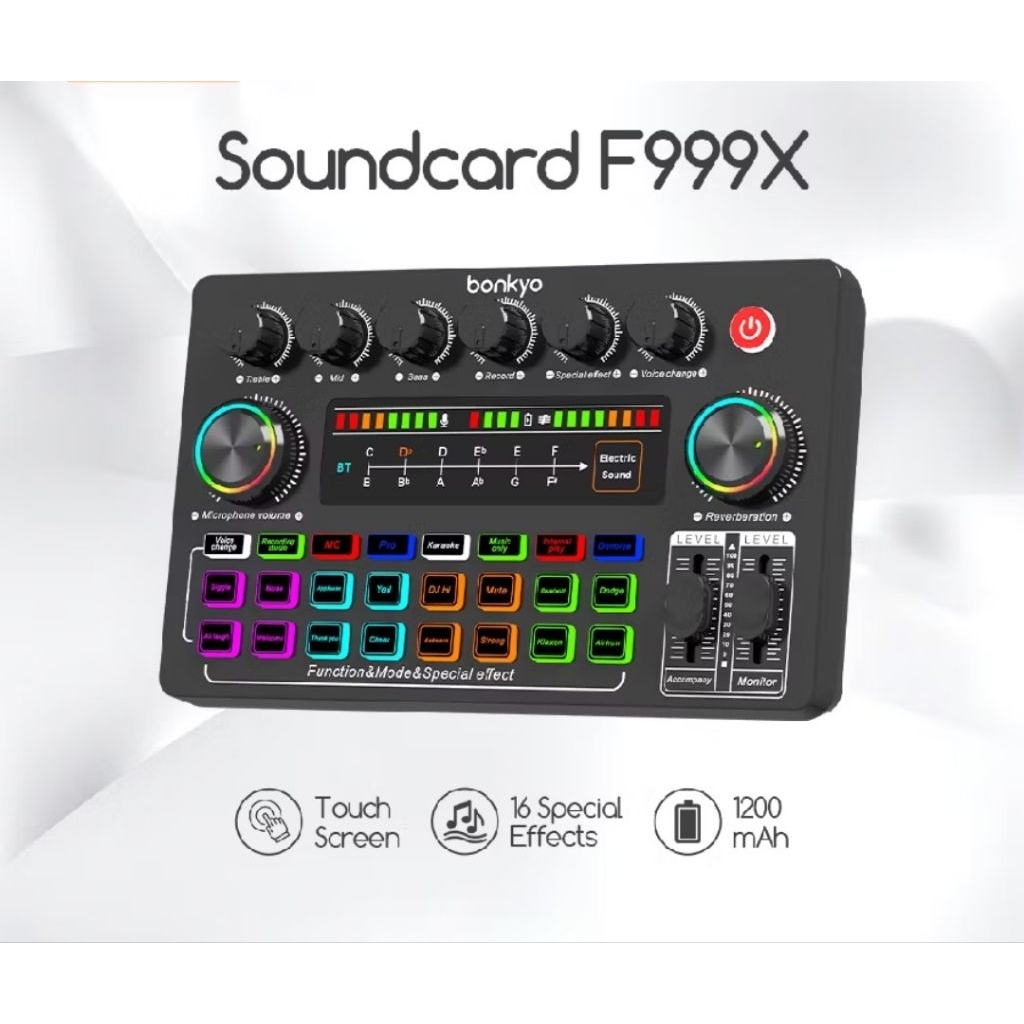 Soundcard Bonkyo F999X Warna Black