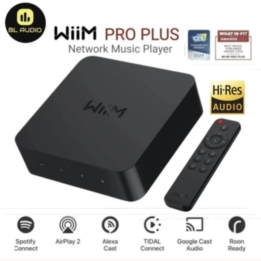 WiiM Pro Plus / Network Music Streamer with Bluetoorh Airplay 2