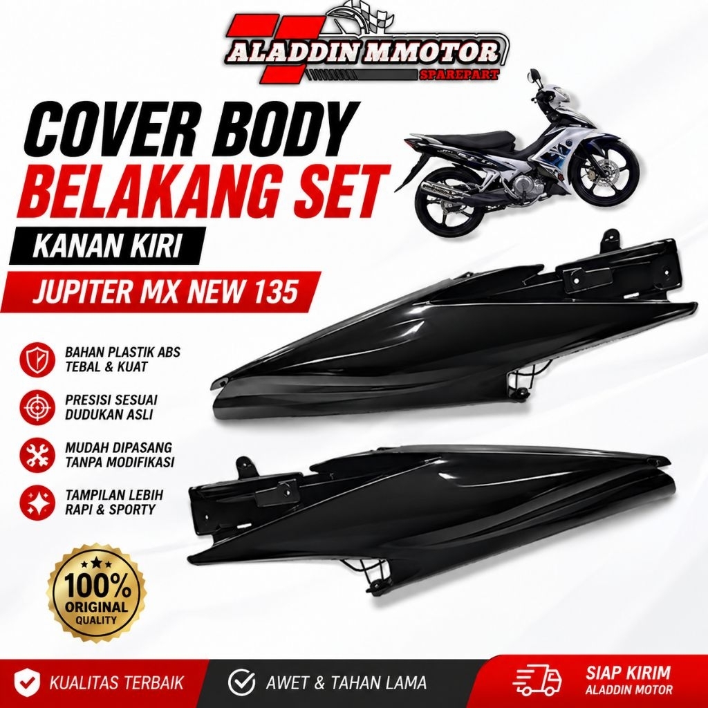 Cover body belakang Jupiter MX New 135 2011-2014