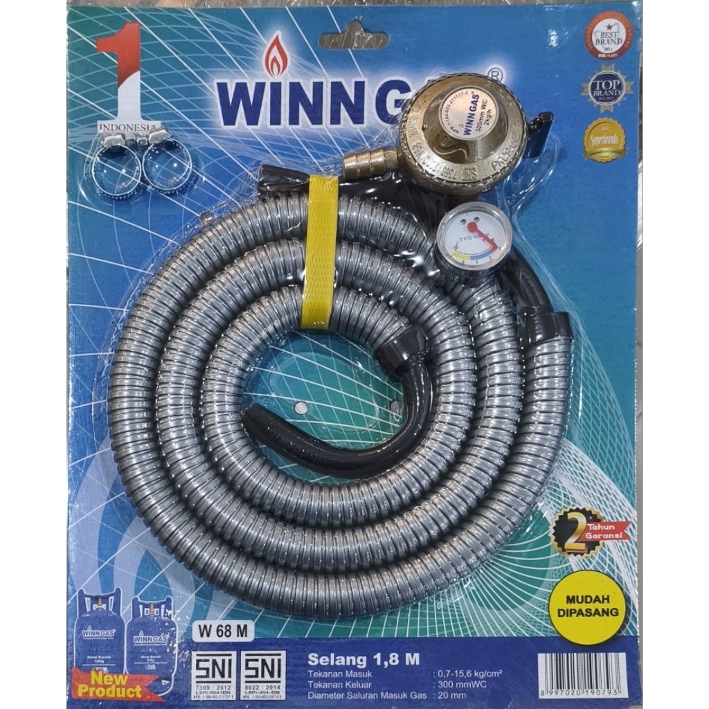 Selang dan Regulatornya Gas Miyako
