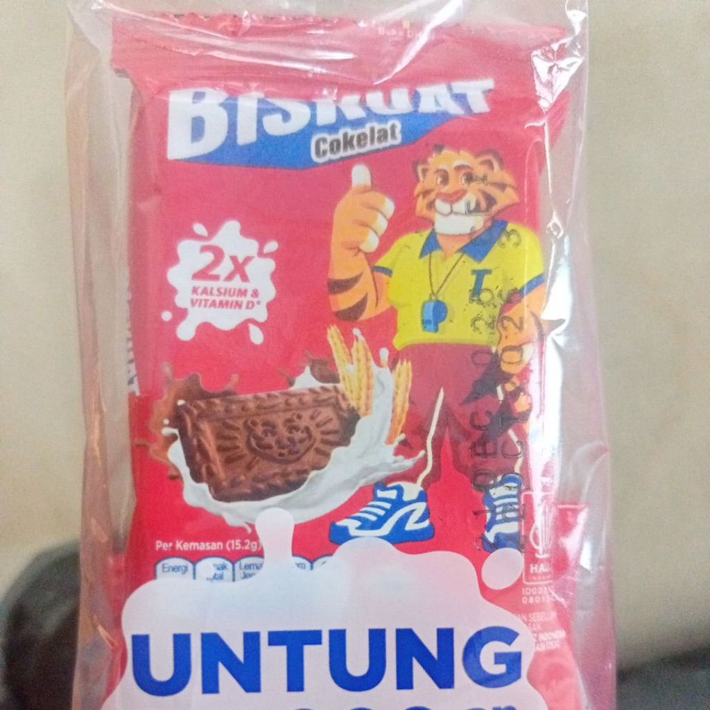 Biskuat rasa coklat