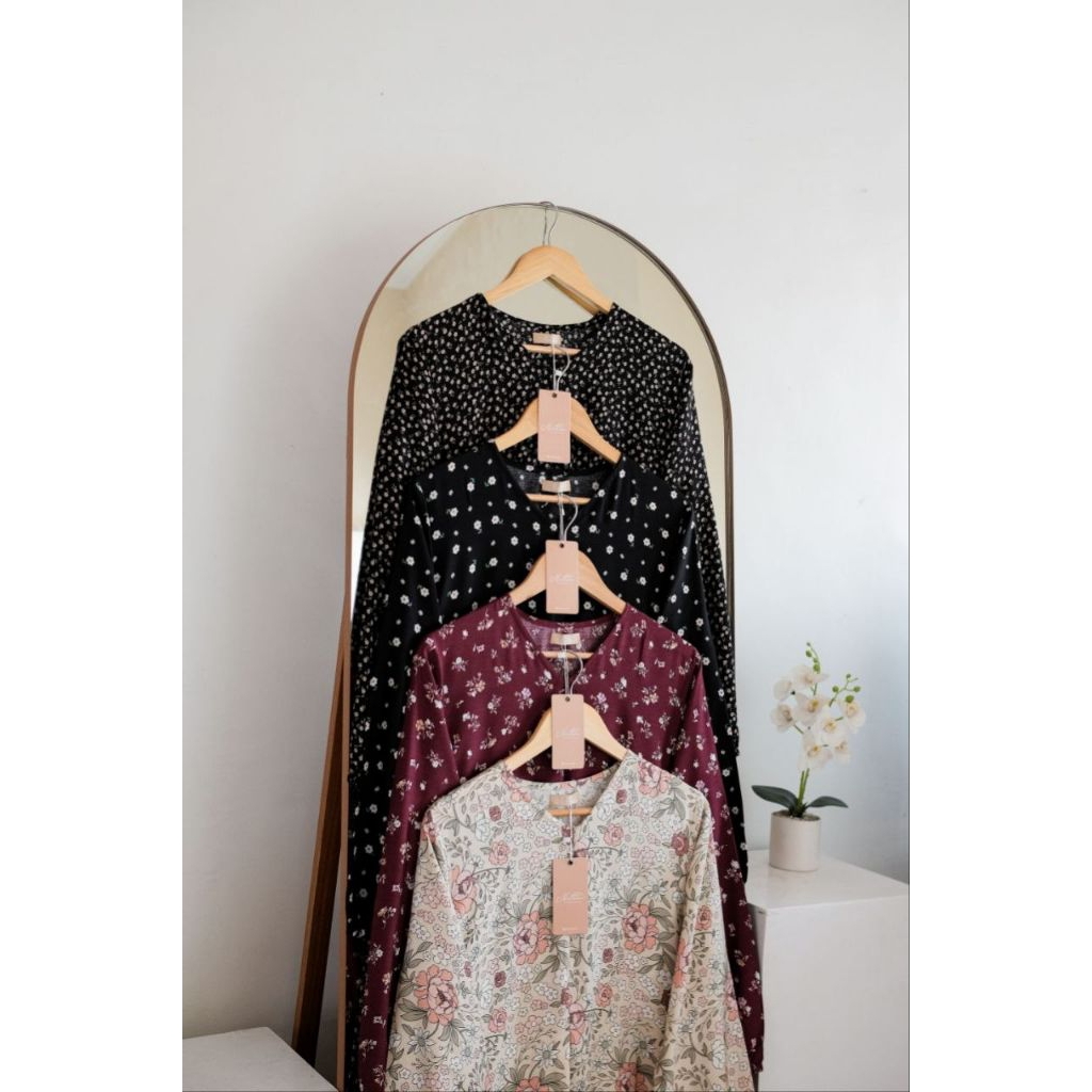 Nilam Indonesia - Aisha Homedress berbahan Katun Rayon Premium | Daster Panjang | Baju Gamis Muslima