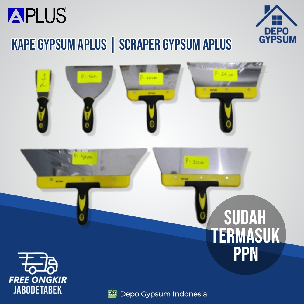 Kape Gypsum Aplus | Scraper Aplus | Scraper Gypsum Aplus - 20 CM