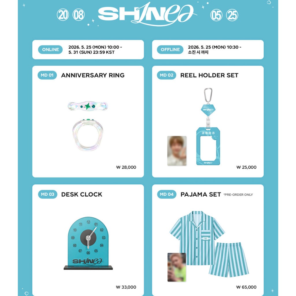 SHINee 18th ANNIVERSARY MD