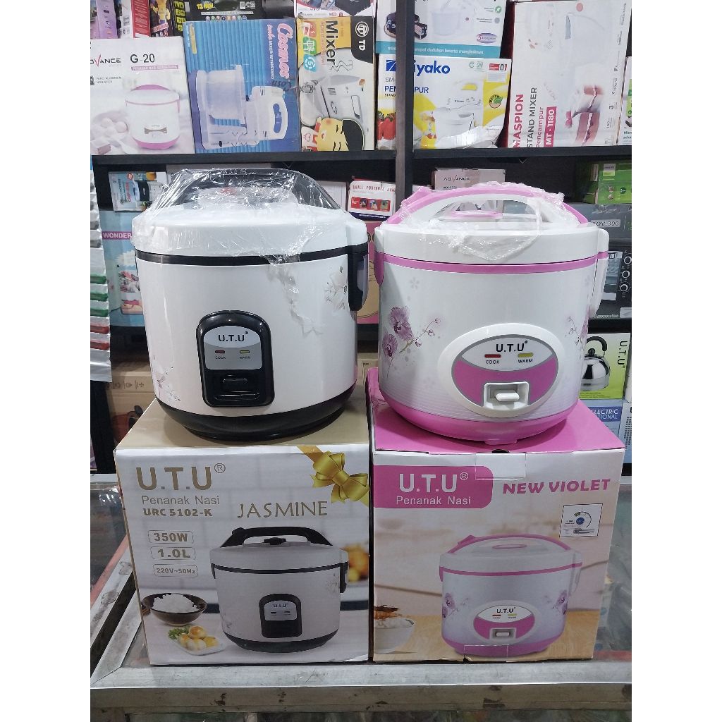 Rice Cooker / Penanak Nasi / Magic Com UTU 1 L Tipe URC-5102-K