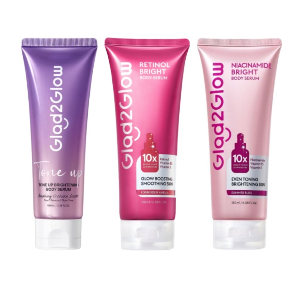 GLAD2GLOW GLOW RETINOL & TONE UP BODY SERUM/GLAD2GLOW BODY SERUM 180ML