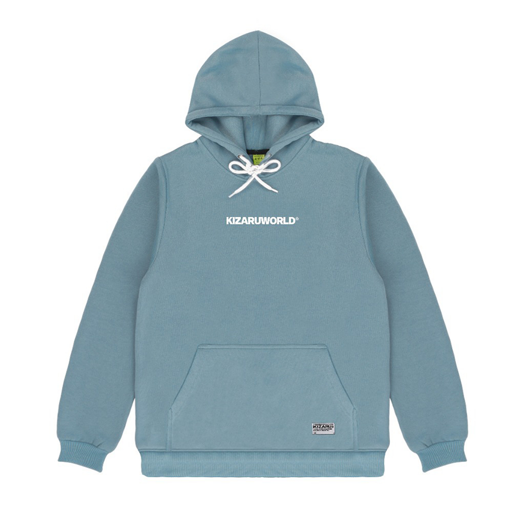 KIZARU Hoodie Sweater Little Logo BABY BLUE