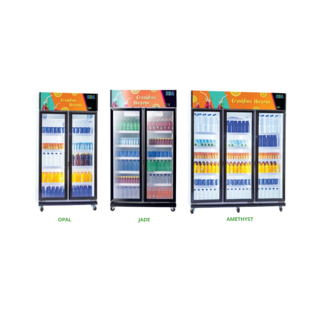 Showcase 2 Pintu 600 Liter RSA OPAL Showcase Lemari Pendingin 600L RSA
