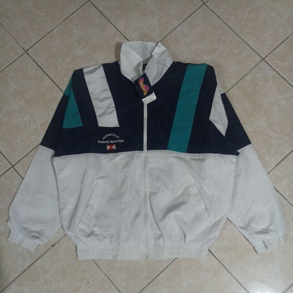 jacket wb colourblock butterfly