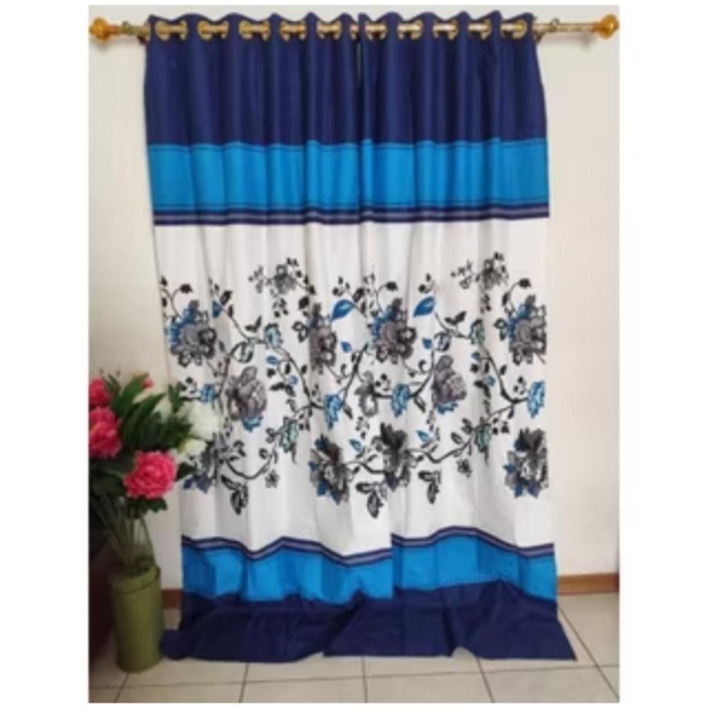 Gorden Jendela Gorden Polos Gorden Motif 12 Ring Tinggi 220 Cm X Lebar 100 Cm