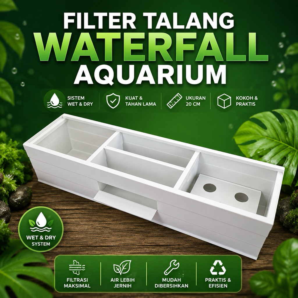 FILTER TALANG WATERFALL KOLAM 30-100 CM