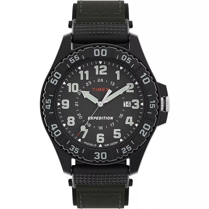 TIMEX TW4B26400 Expedition Acadia Jam Tangan Pria Indiglo Black Fabric