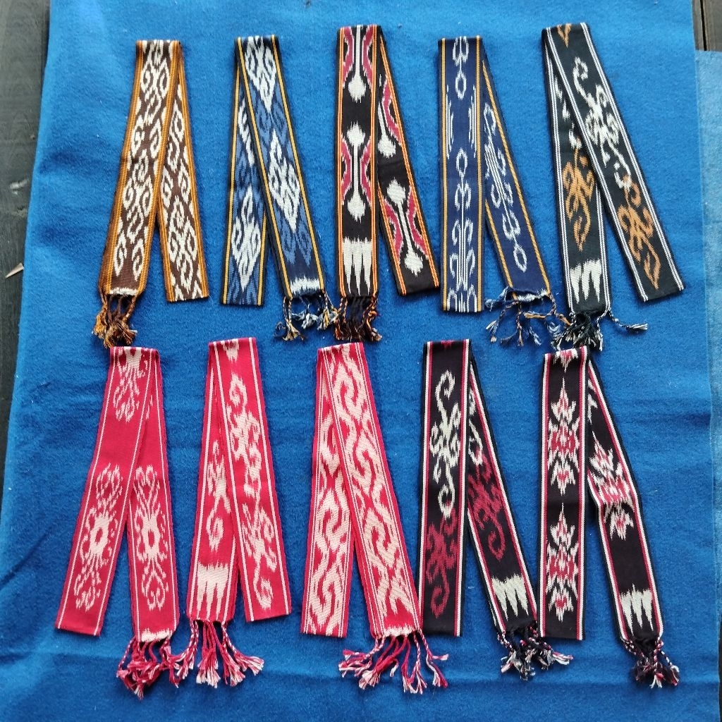 Ikat Kepala Tenun Etnik Motif Dayak kalimantan | Tenun Tradisional, Berkualitas | SYAL MOTIF ETNIK D