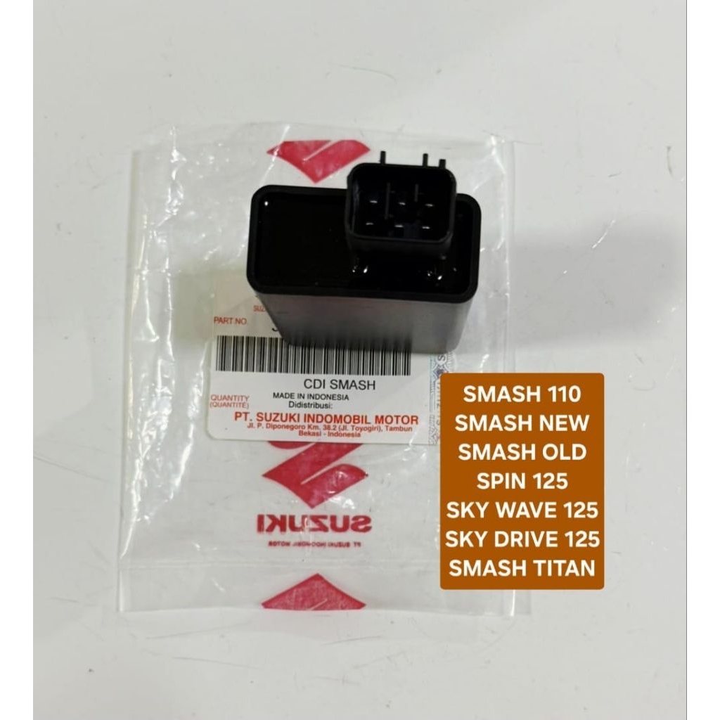 CDI ECU ECCU SMASH 110 SMASH NEW SMASH OLD SPIN 125 SKY WAVE 125 SKY DRIVE 125 SMASH TITAN SUZUKI PE