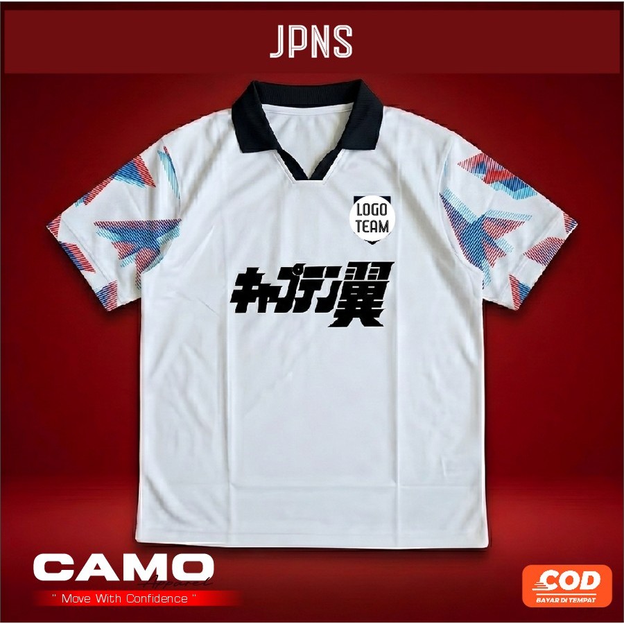 CAMO APPAREL  JERSEY BOLA / FUTSAL terbaru jersy sepakbola JEPANG volly class meeting / baju olahrag