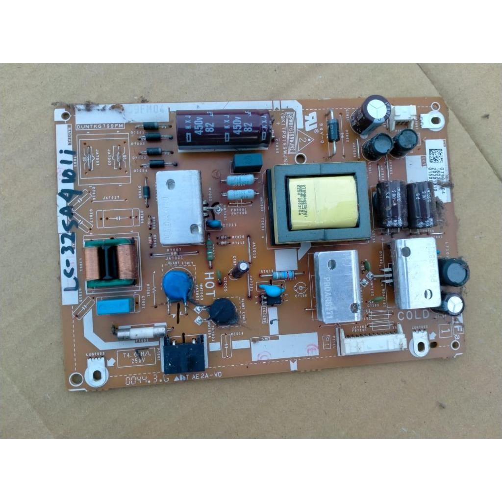 psu power supply adapter mobo tv sharp 32 inch mesin mb adaptor tv sharp lc-32sa4101i lc32sa4101i no