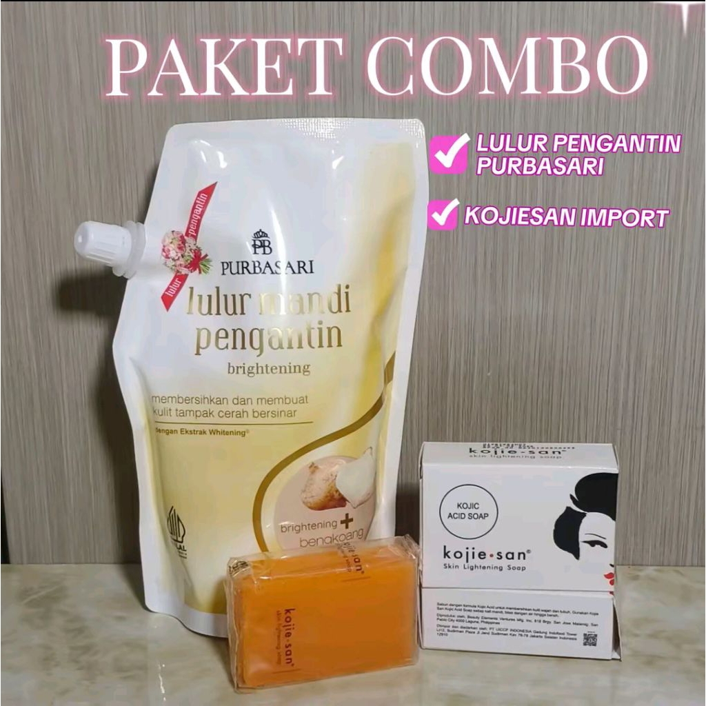 PAKET COMBO(KOJIESAN IMPORT)Sabun Pemutih Kojie San ORIGINAL 100% 65gr Kojie San Skin Lightening Soa