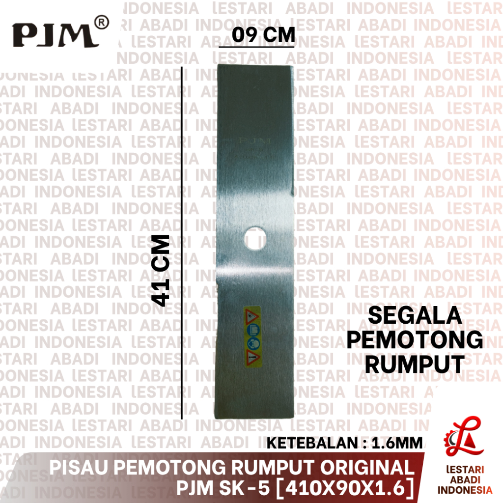 PISAU POTONG RUMPUT 41x9x1.6MM KWALITAS OKE BLADE CUTTER BRUSH MATA PISAU PEMOTONG RUMPUT BLADE PARA