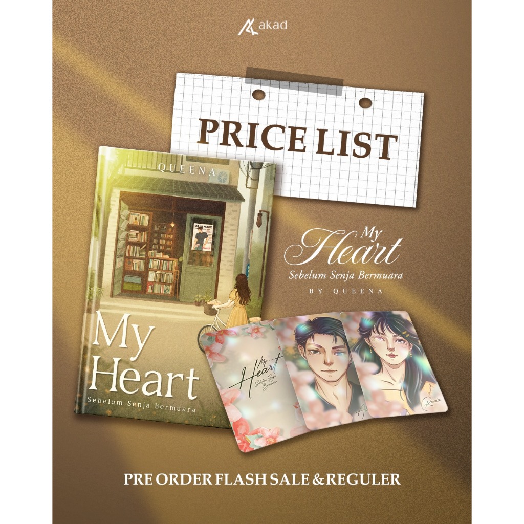 PRE ORDER MY HEART SEBELUM SENJA BERMUARA - QUEENA