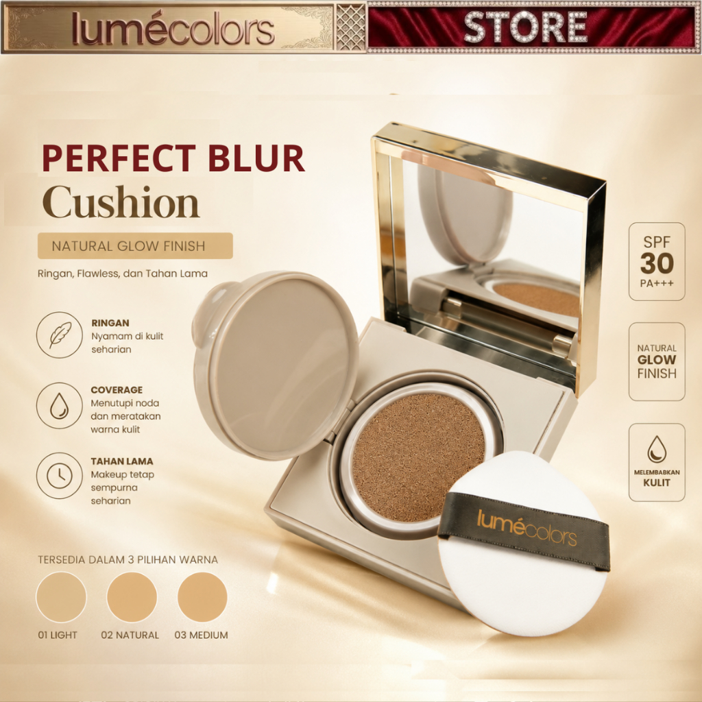 Lumecolors Perfect Blur Cushion SPF 30 Original BPOM