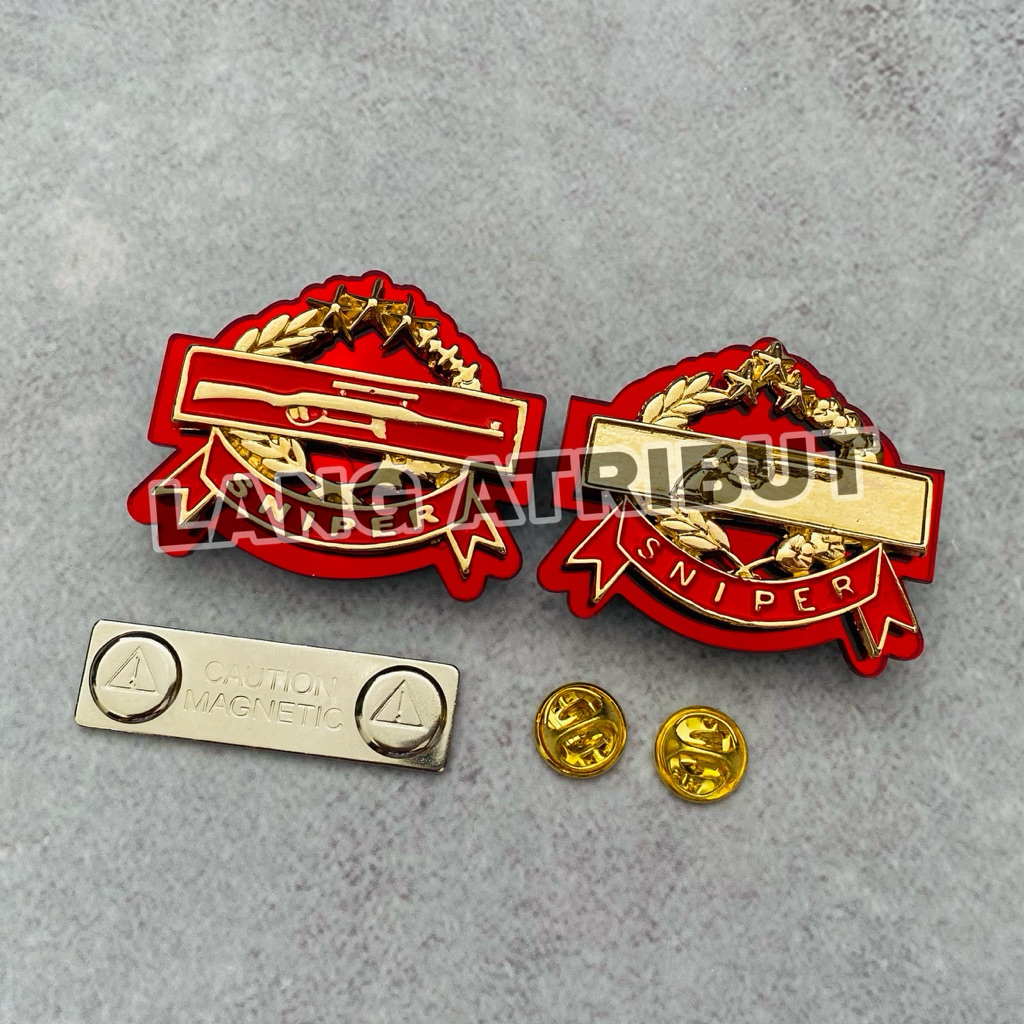 PIN SNIPER / BREVET SNIPER / PIN SNIPER POLRI / BREVET SNIPER POLRI / PIN SNIPER PANJANG / PIN SNIPE
