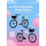 Sepeda City Bike 26 Inch Polygon ALUNA Frame Alloy Ringan Terbaru - Rangka Allumunium CTB Citybike U