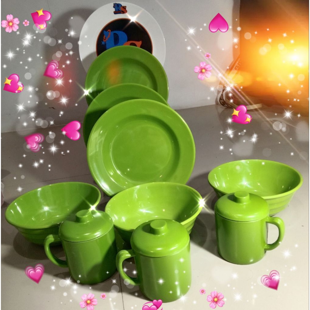 Bundling 3 set alat Makan Melamin Custom