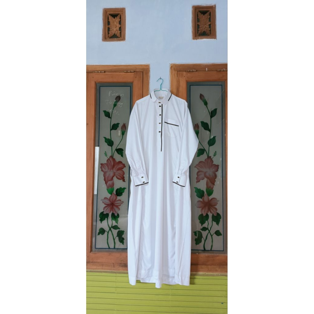 GAMIS PRIA PUTIH PL BRAND AL HARAMAIN 2
