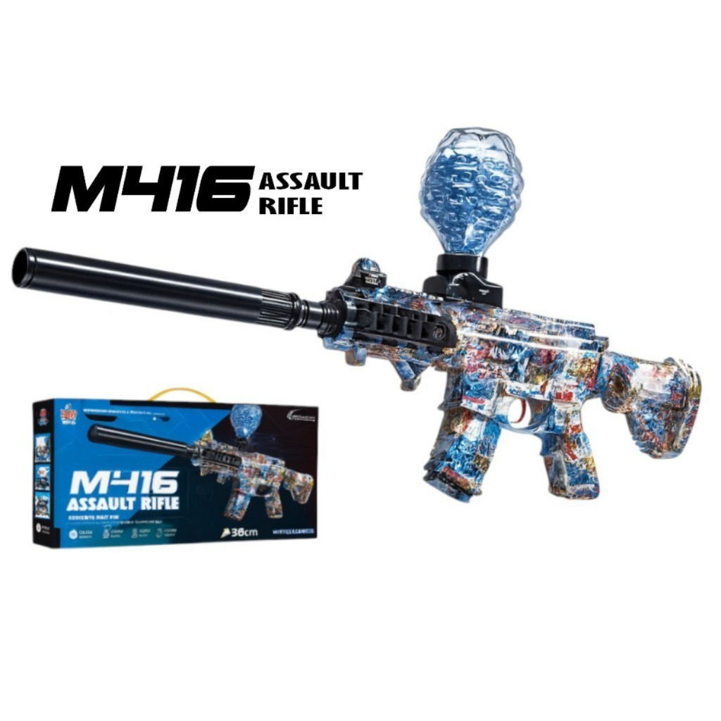 Izibro - Mainan Shotgun Anak Pistol Nerf Edukasi Water Gell Blaster Senapan Tembakan WGB Edukatif