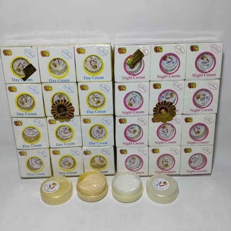 12pcs Cream day &Night SJ Topeng Uv white Sin Jung losinan day&night