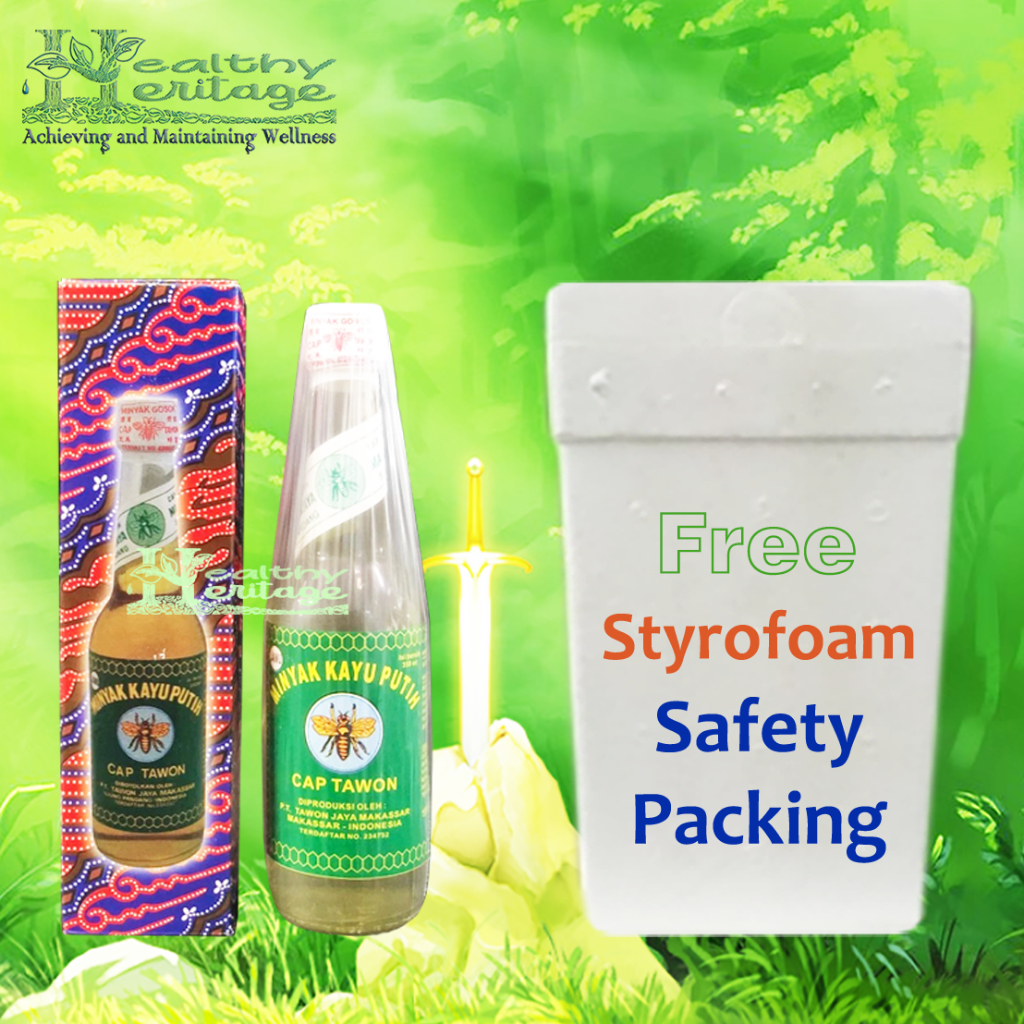 Minyak Kayu Putih Cap Tawon Super Tutup Putih @ 330 ml