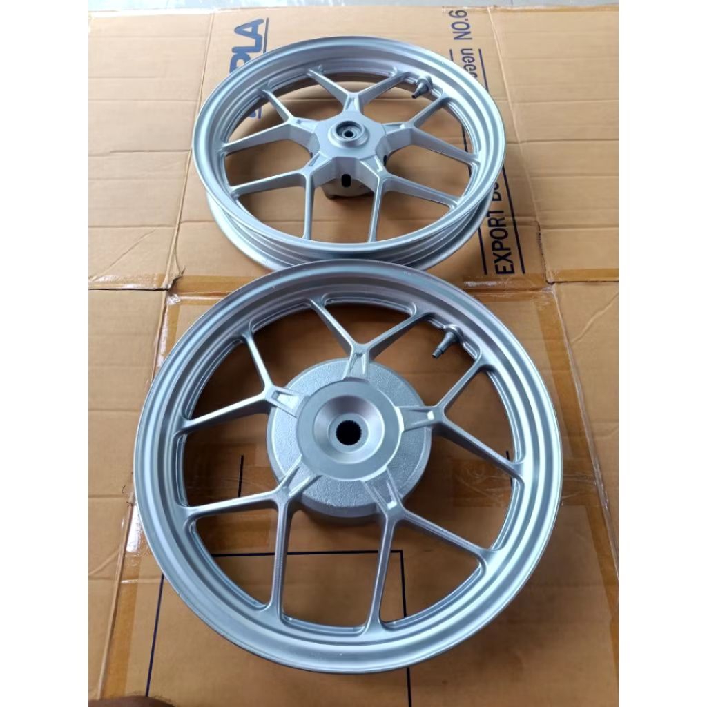 VELG VARIO 125 PNP VARIO 150  WARNA SILVER ORIGINAL SEPASANG