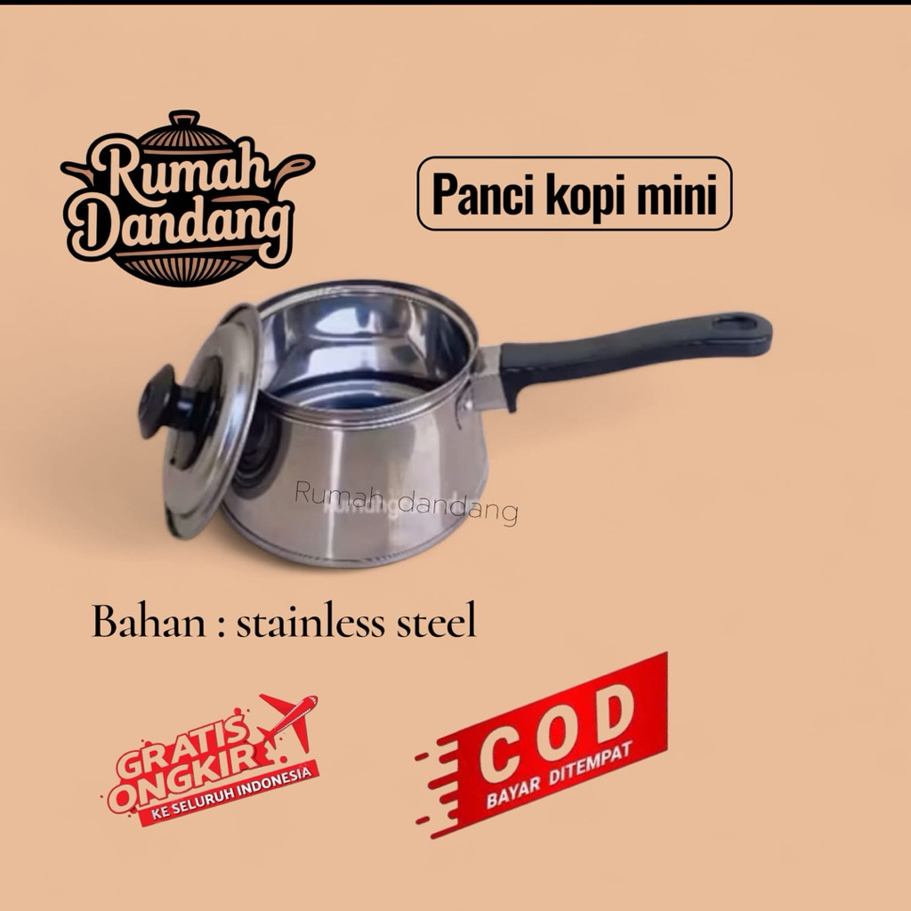 panci rebus air mini panci kopi panci stainless tirkish coffe